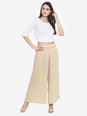 mid rise flared palazzo - 16870059 - Standard Image - 4