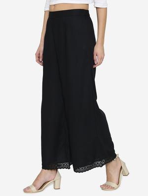 mid rise flared palazzo - 16870060 - Standard Image - 2