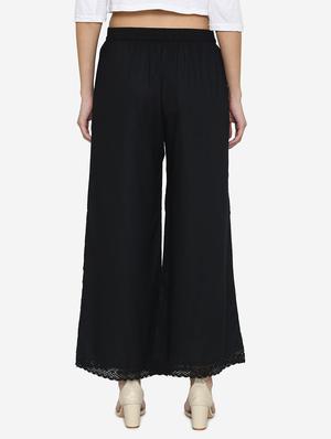 mid rise flared palazzo - 16870060 - Standard Image - 3