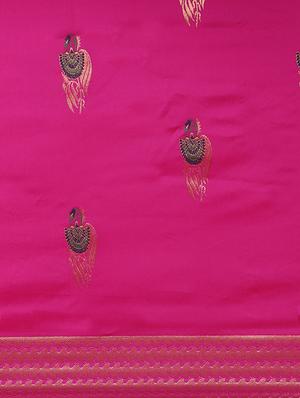 bordered kanjivaram saree with blouse - 16870159 - Standard Image - 5