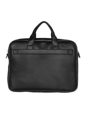 black leatherette (pu) laptop bag - 16870242 - Standard Image - 2