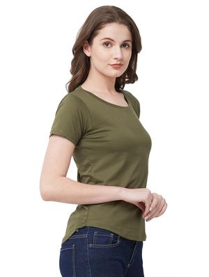 round neck solid tee - 16870657 - Standard Image - 2