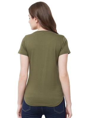round neck solid tee - 16870657 - Standard Image - 3