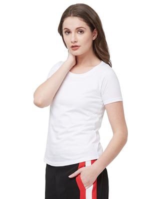 round neck solid tee - 16870658 - Standard Image - 2
