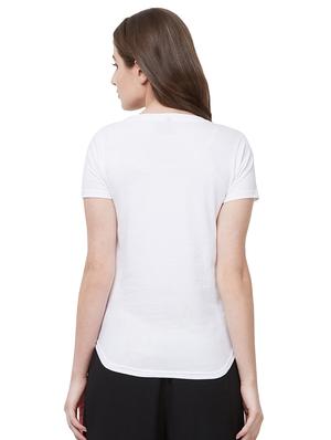 round neck solid tee - 16870658 - Standard Image - 3