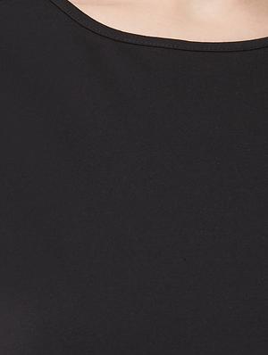 round neck solid tee - 16870745 - Standard Image - 5