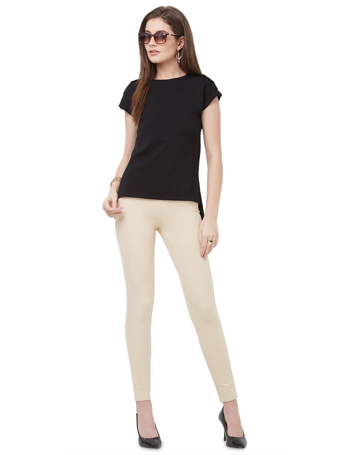 round neck solid tee - 16870745 - Zoom Image - 4
