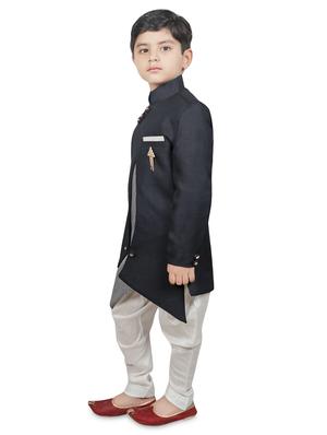 navy blue cotton kurta set - 16870903 - Standard Image - 2