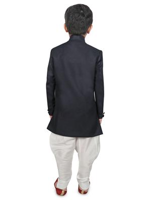 navy blue cotton kurta set - 16870903 - Standard Image - 3