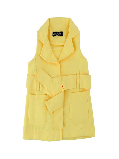 yellow cotton regular jackets - 16870972 - Standard Image - 1