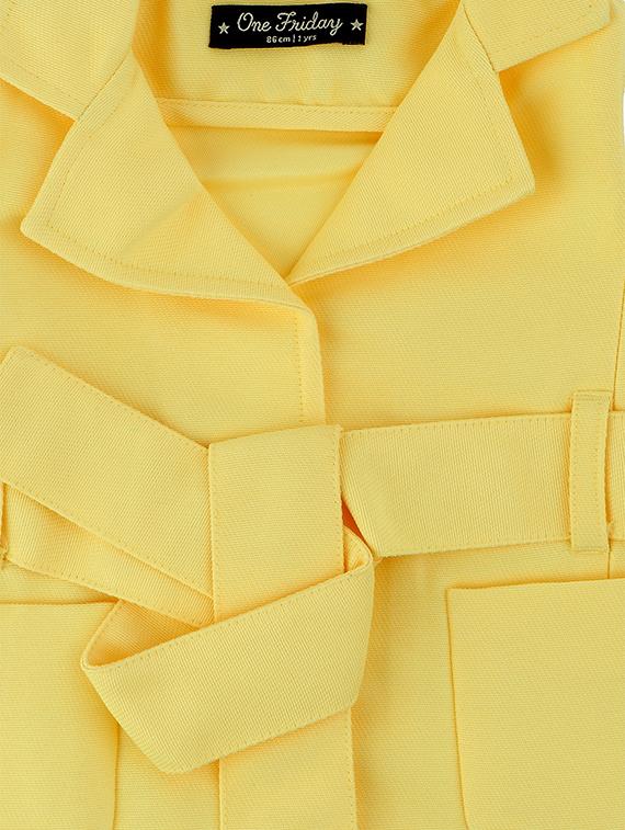 yellow cotton regular jackets - 16870972 - Zoom Image - 3