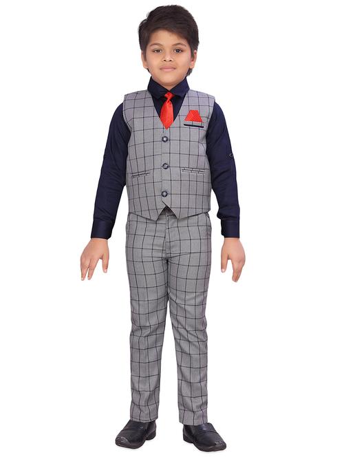 navy blue cotton full length sets twin & dungree - 16871654 - Standard Image - 1