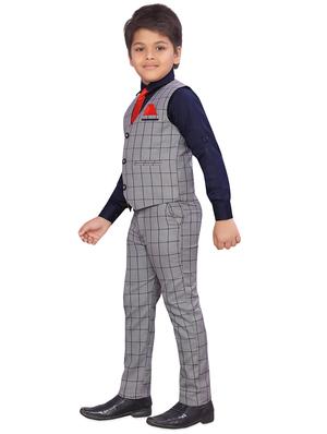 navy blue cotton full length sets twin & dungree - 16871654 - Standard Image - 2