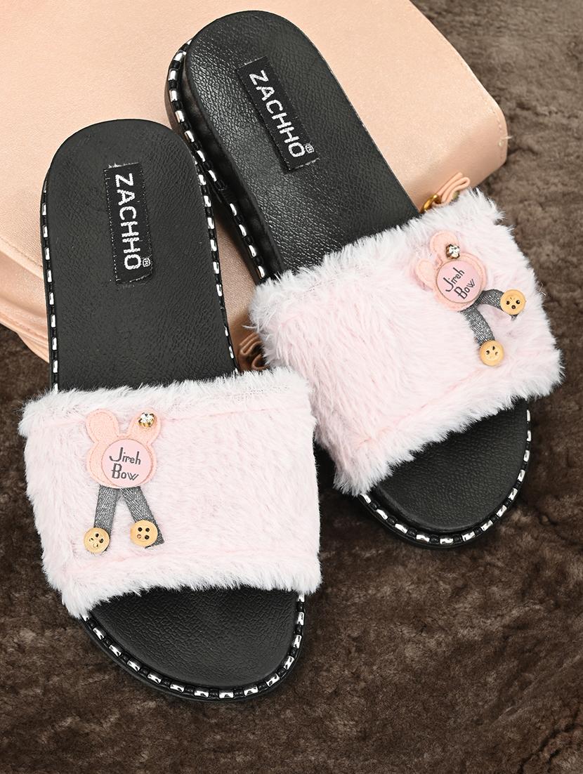 pink slides flip flops - 16871720 - Zoom Image - 1