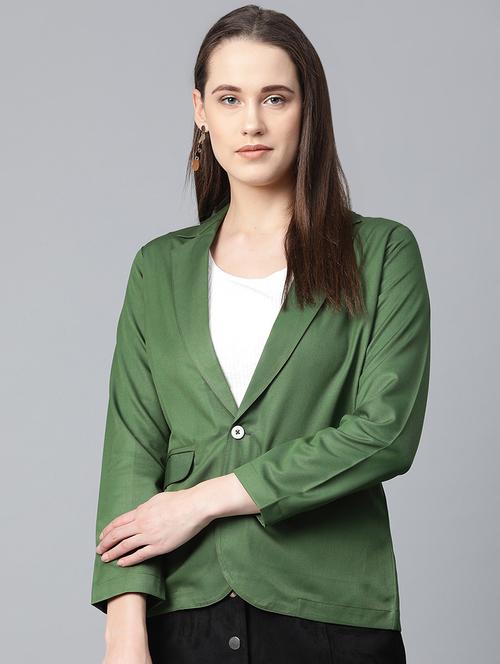 pocket slit lapel neck blazer - 16871995 - Very Small Image - 1