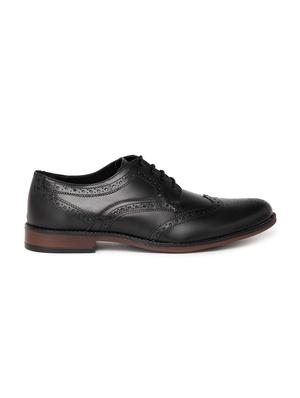 black leather laceup brouges - 16872127 - Standard Image - 2