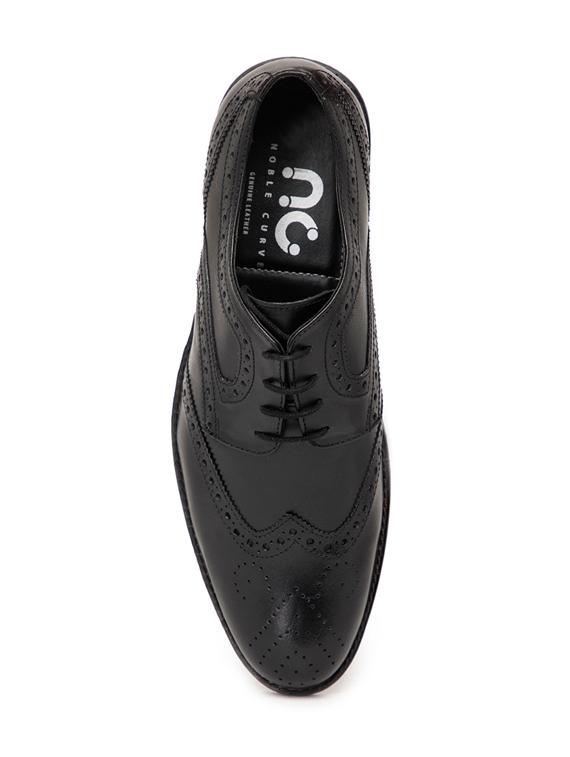 black leather laceup brouges - 16872127 - Zoom Image - 4