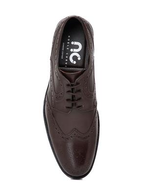 brown leather laceup brouges - 16872128 - Standard Image - 4
