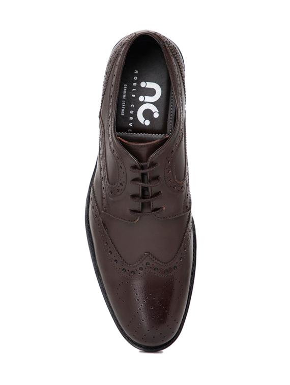 brown leather laceup brouges - 16872128 - Zoom Image - 4