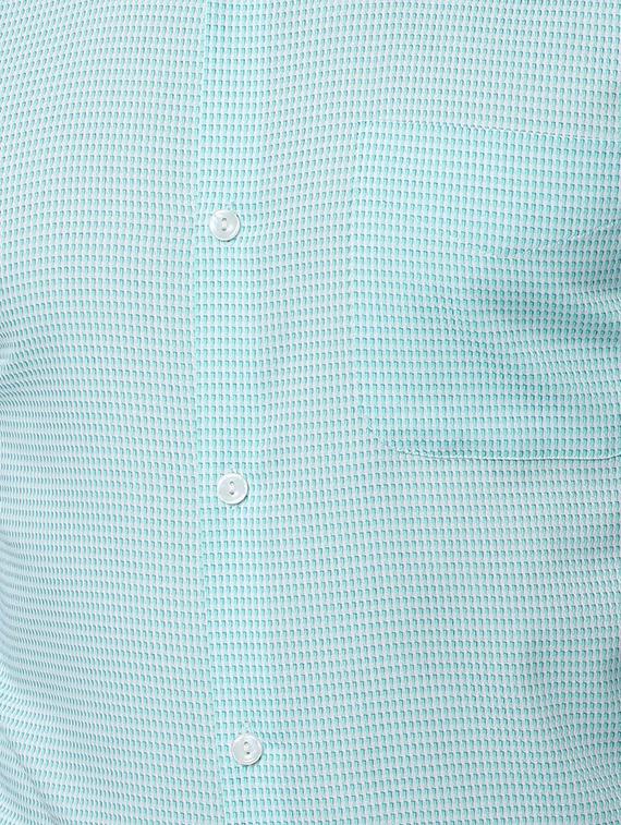 blue printed formal shirt - 16872542 - Zoom Image - 5