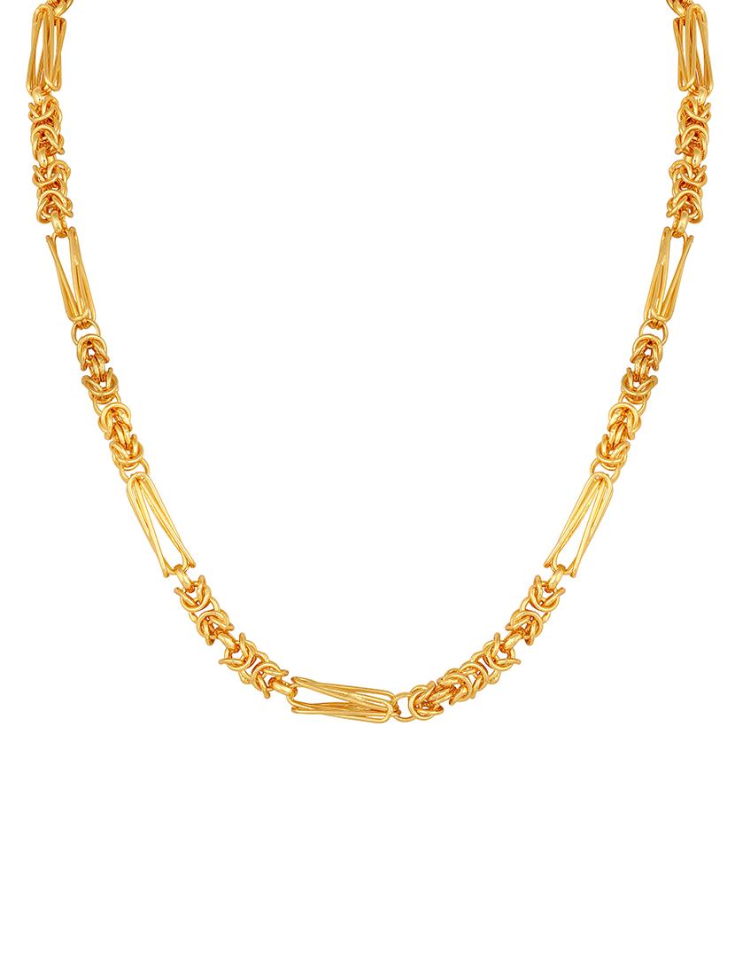 gold metal neck chain - 16872921 - Zoom Image - 1