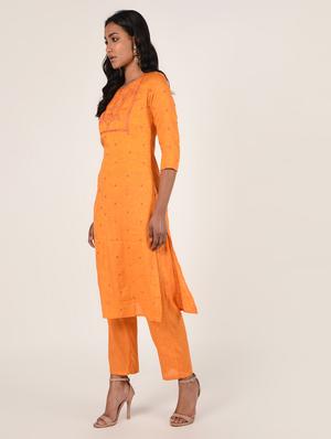 embroidered suit set - 16873028 - Standard Image - 2