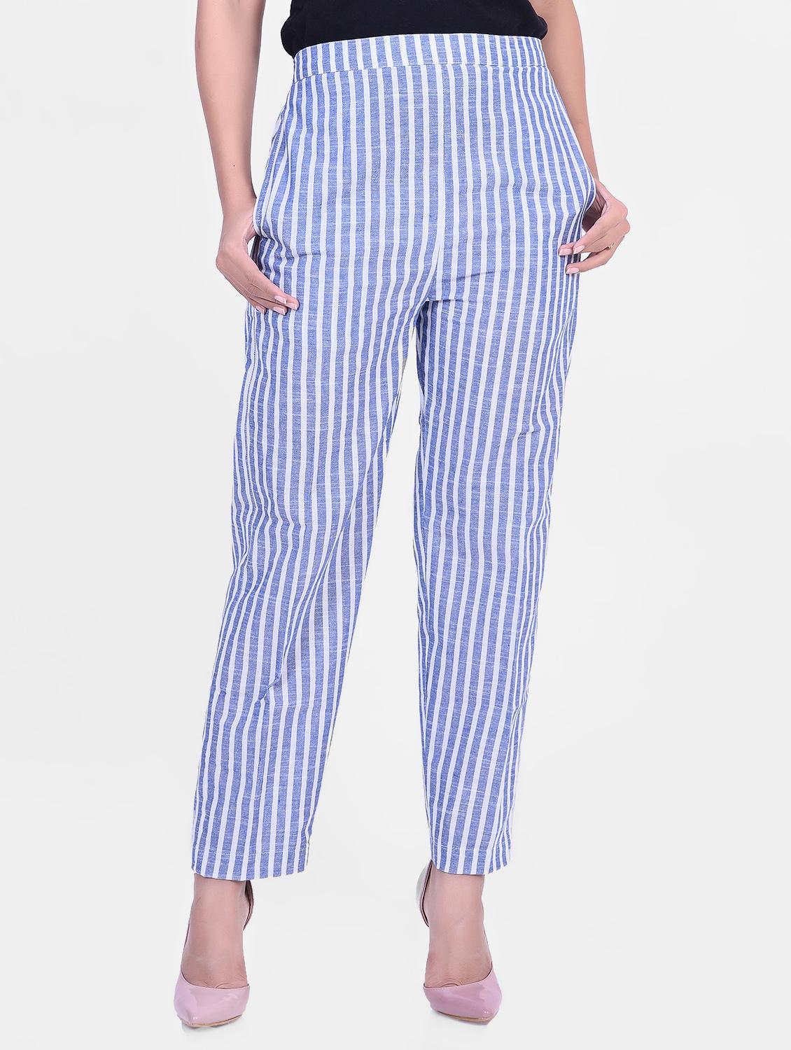 high rise flat front trousers trouser - 16873107 - Zoom Image - 1