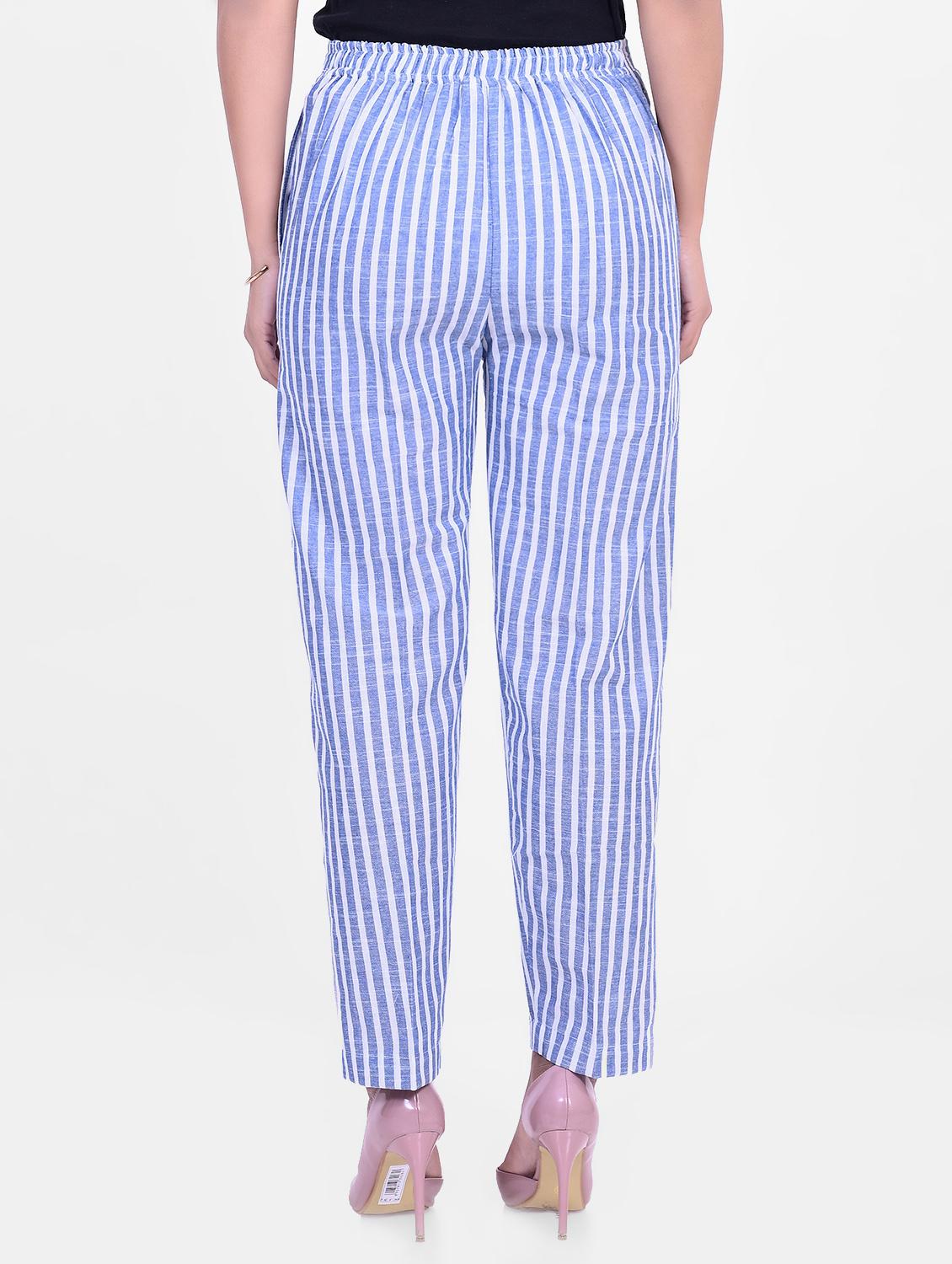 high rise flat front trousers trouser - 16873107 - Zoom Image - 3
