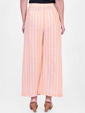 high rise striped palazzo - 16873115 - Standard Image - 3