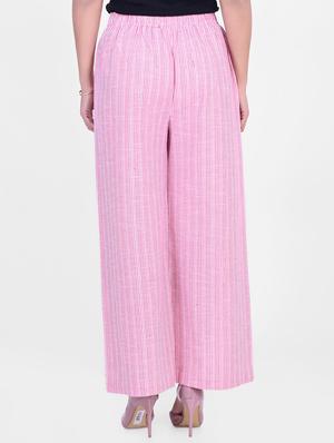 high rise striped palazzo - 16873117 - Standard Image - 3