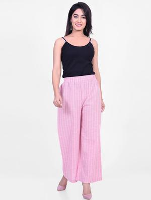 high rise striped palazzo - 16873117 - Standard Image - 4