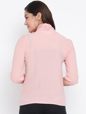 tie neck solid top - 16873130 - Standard Image - 3