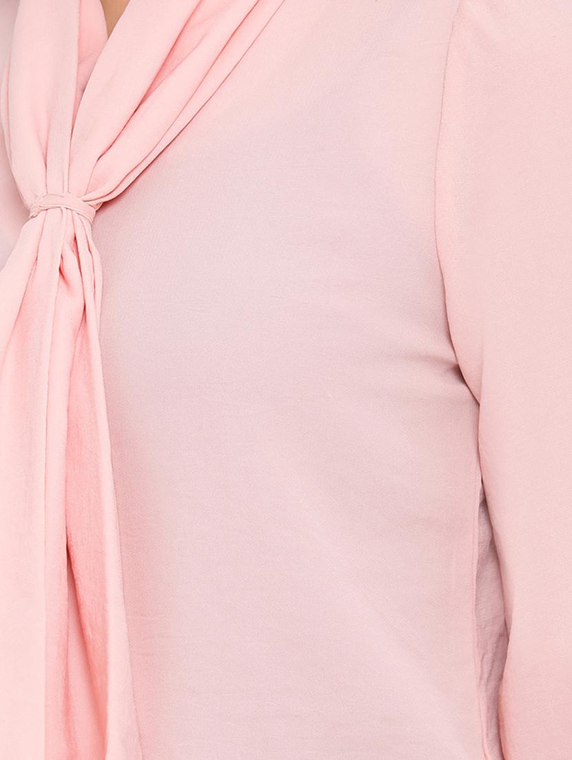tie neck solid top - 16873130 - Zoom Image - 5