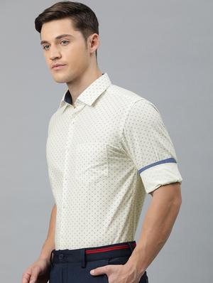 yellow printed casual shirt - 16873255 - Standard Image - 2