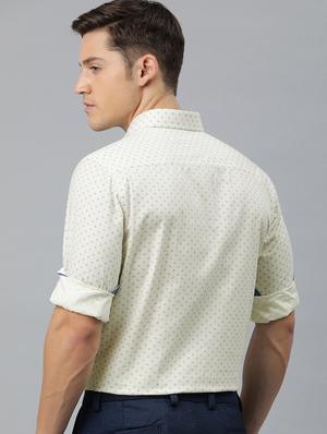 yellow printed casual shirt - 16873255 - Standard Image - 3