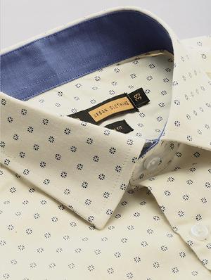 yellow printed casual shirt - 16873255 - Standard Image - 5