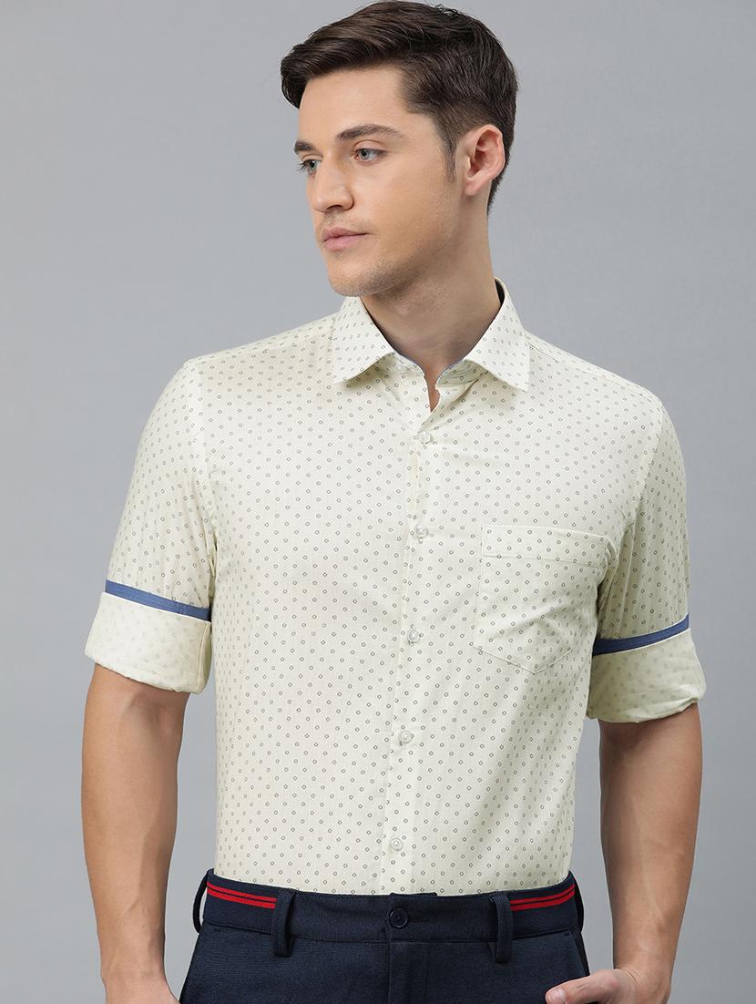 yellow printed casual shirt - 16873255 - Zoom Image - 1