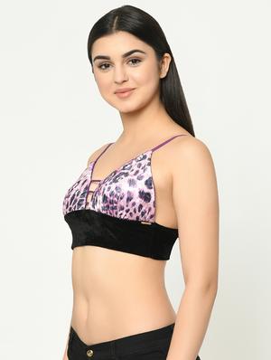 animal print bralette bra - 16873670 - Standard Image - 2
