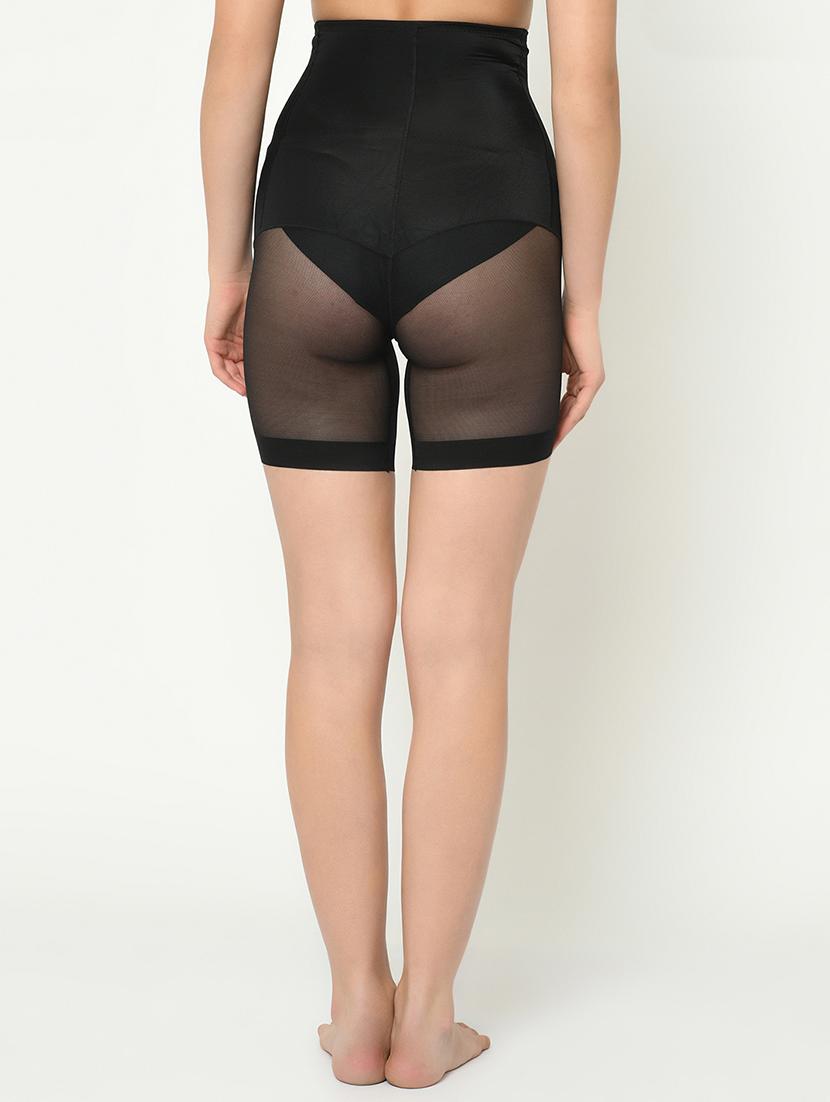black poly spandex shaper thighs shapewear - 16873697 - Zoom Image - 3