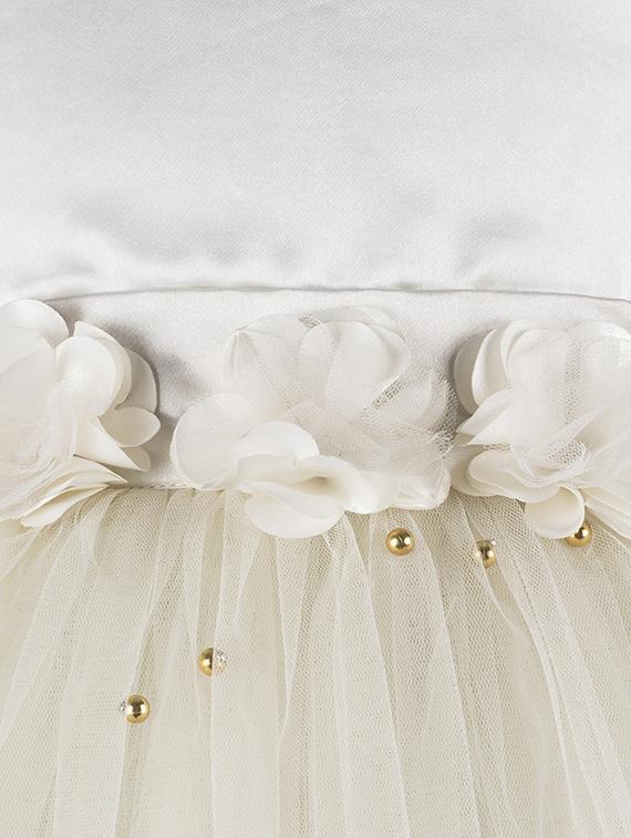 white polyester frock - 16873795 - Zoom Image - 3