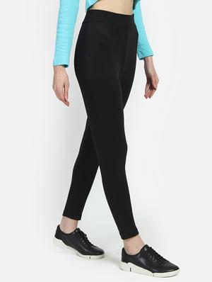 black polyester jeggings - 16874343 - Standard Image - 2