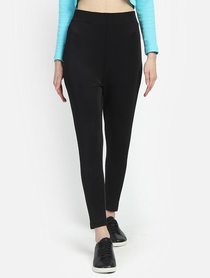black polyester jeggings - 16874343 - Zoom Image - 1
