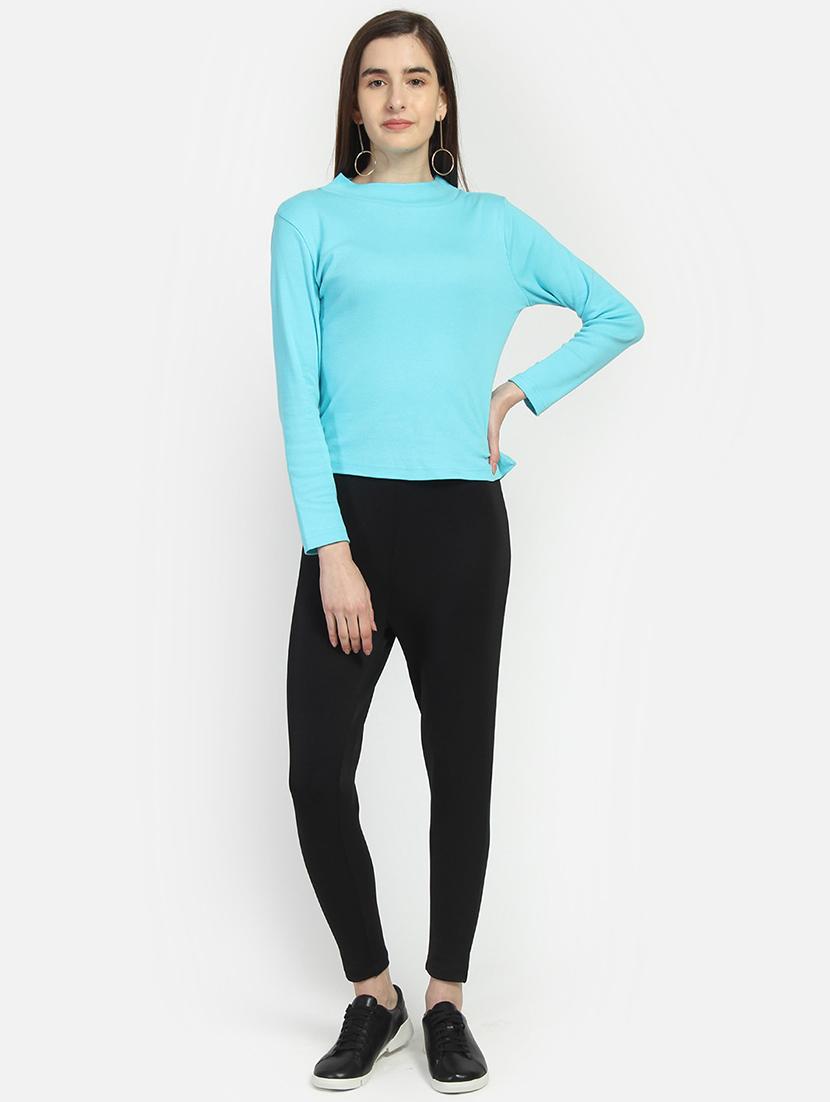 black polyester jeggings - 16874343 - Zoom Image - 4