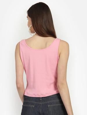 button up crop top - 16874374 - Standard Image - 3