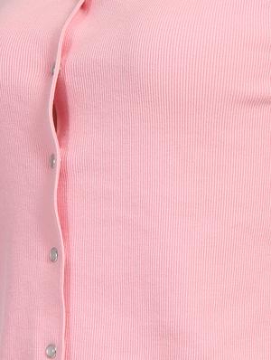 button up crop top - 16874374 - Standard Image - 5