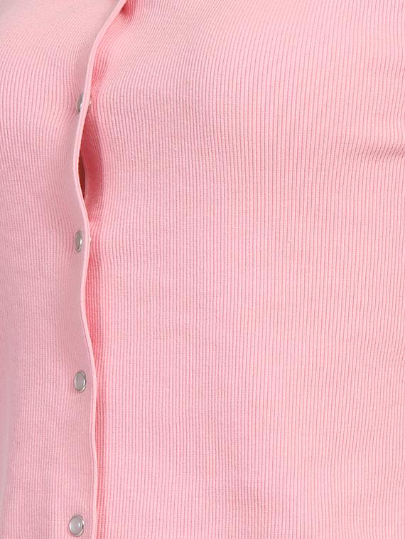 button up crop top - 16874374 - Zoom Image - 5