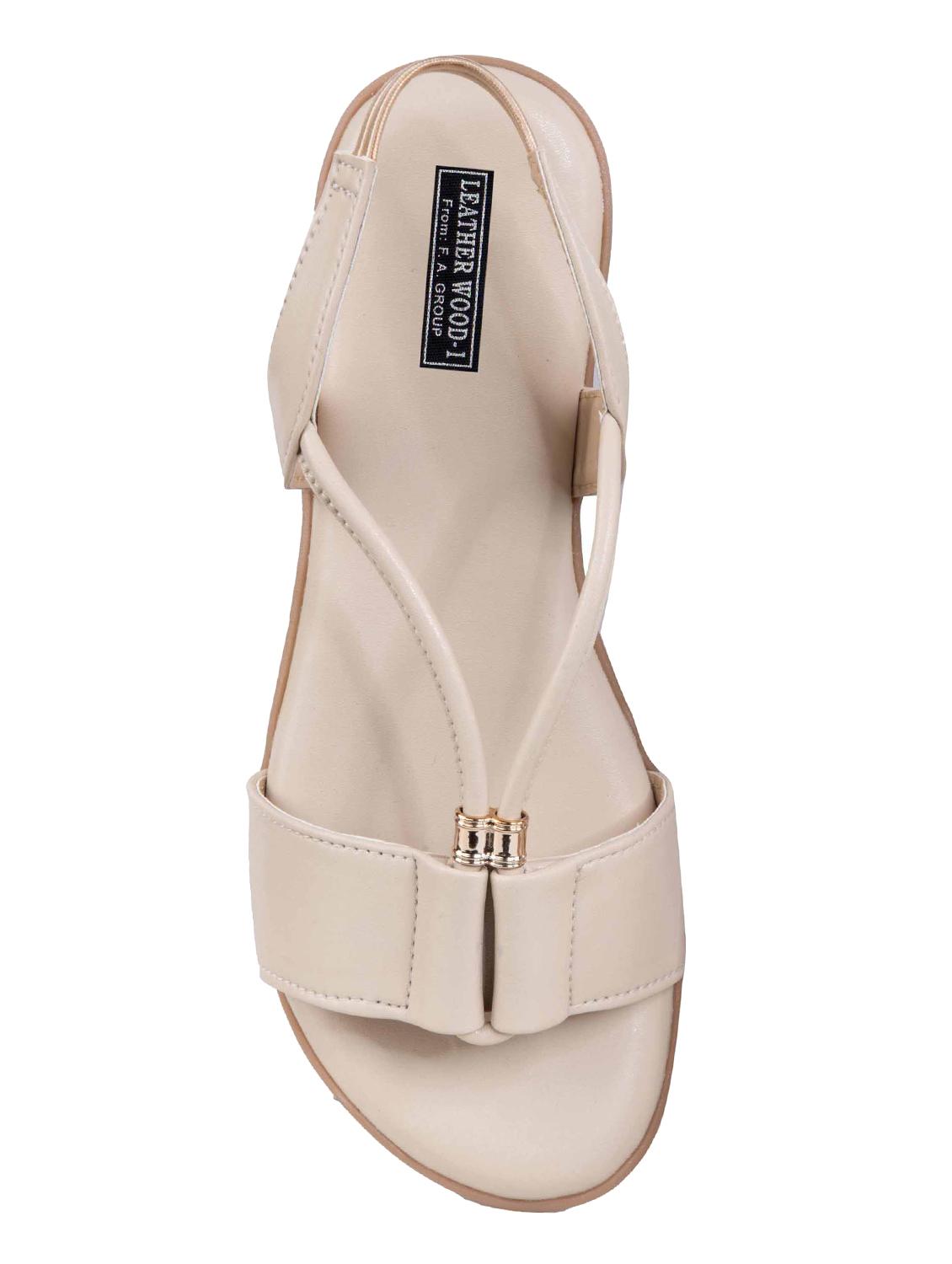 beige back strap sandals - 16874417 - Zoom Image - 4