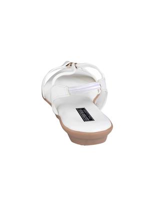 white back strap sandals - 16874422 - Standard Image - 3
