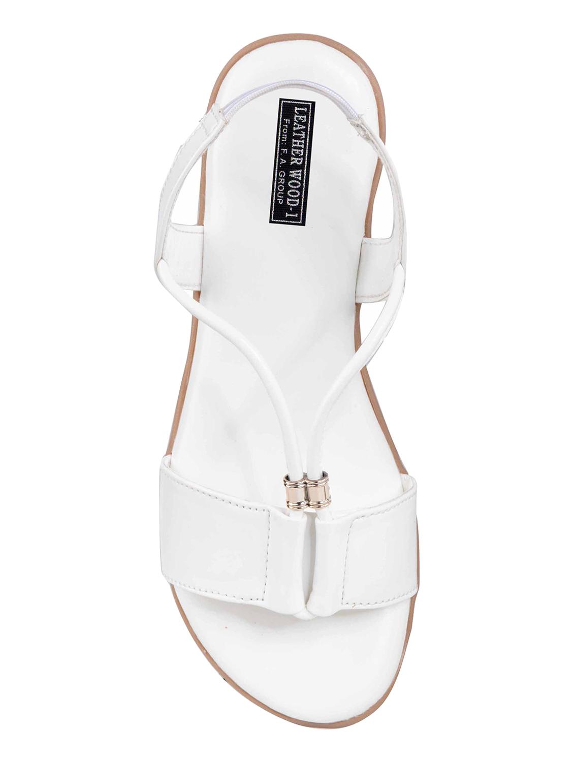 white back strap sandals - 16874422 - Zoom Image - 4
