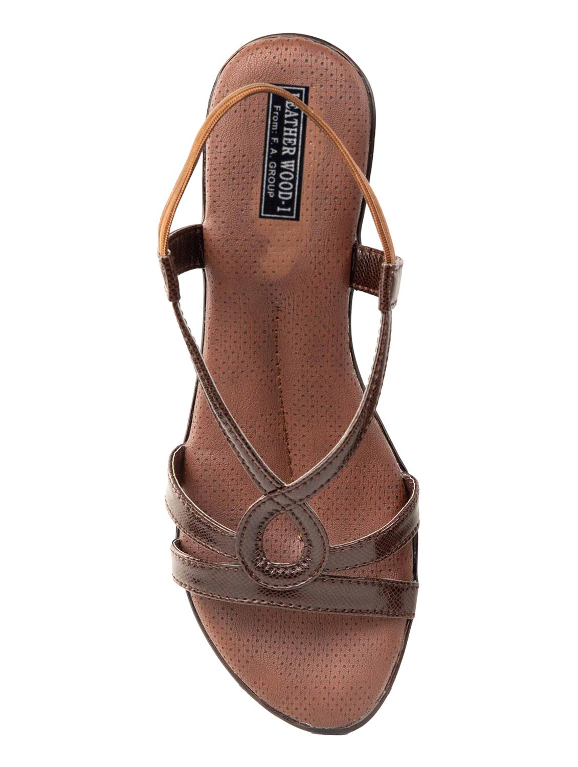 brown back strap sandals - 16874424 - Zoom Image - 3